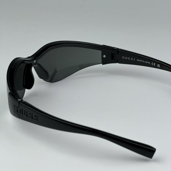Gucci GG1651S 001 BRAND NEW Sunglasses Black Grey Unisex Mask